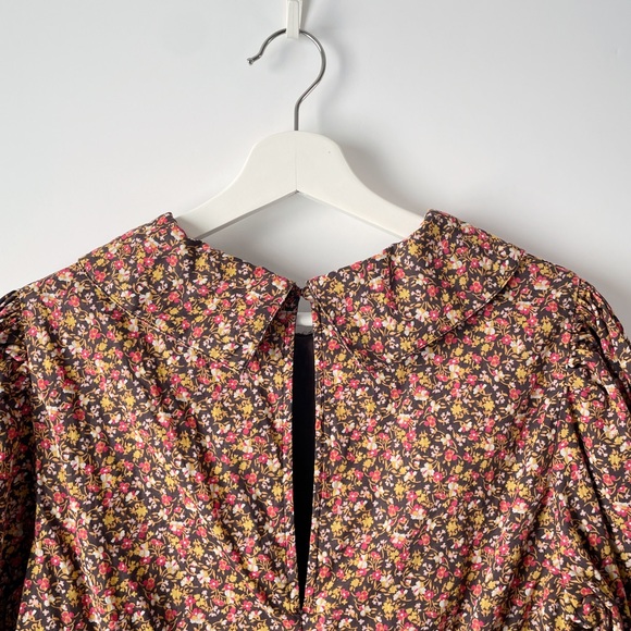 free people making plans floral mini dress, size 12 / large - Picture 10 of 11